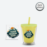 DIY Bundle Kit - Classic Acrylic 10 Oz Kids Tumbler