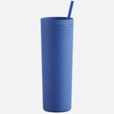 Skinny Acrylic 18 Oz Mixed-Color Case – 24 Pieces